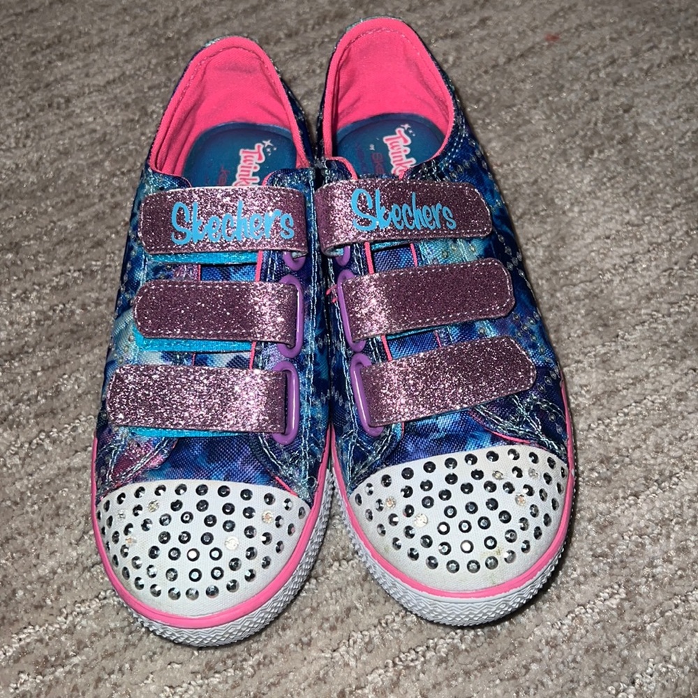 Girls Sketchers Twinkle Toes EUC Sz 12.5 Twinkle Toes
